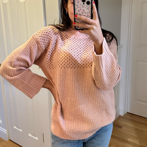 Perfect Pink Knitted Sweater NWT!! - Picture 2 of 3